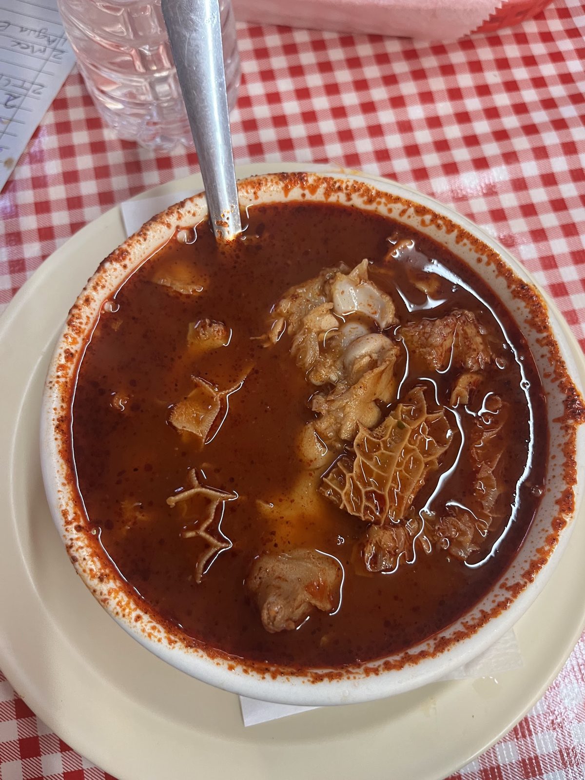 Bowl of menudo