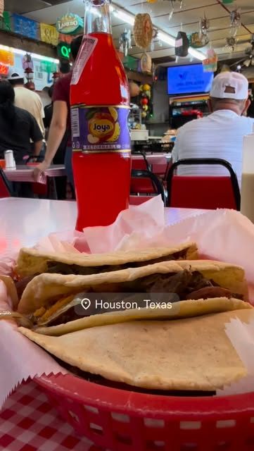 Taco on a fresh flour tortilla